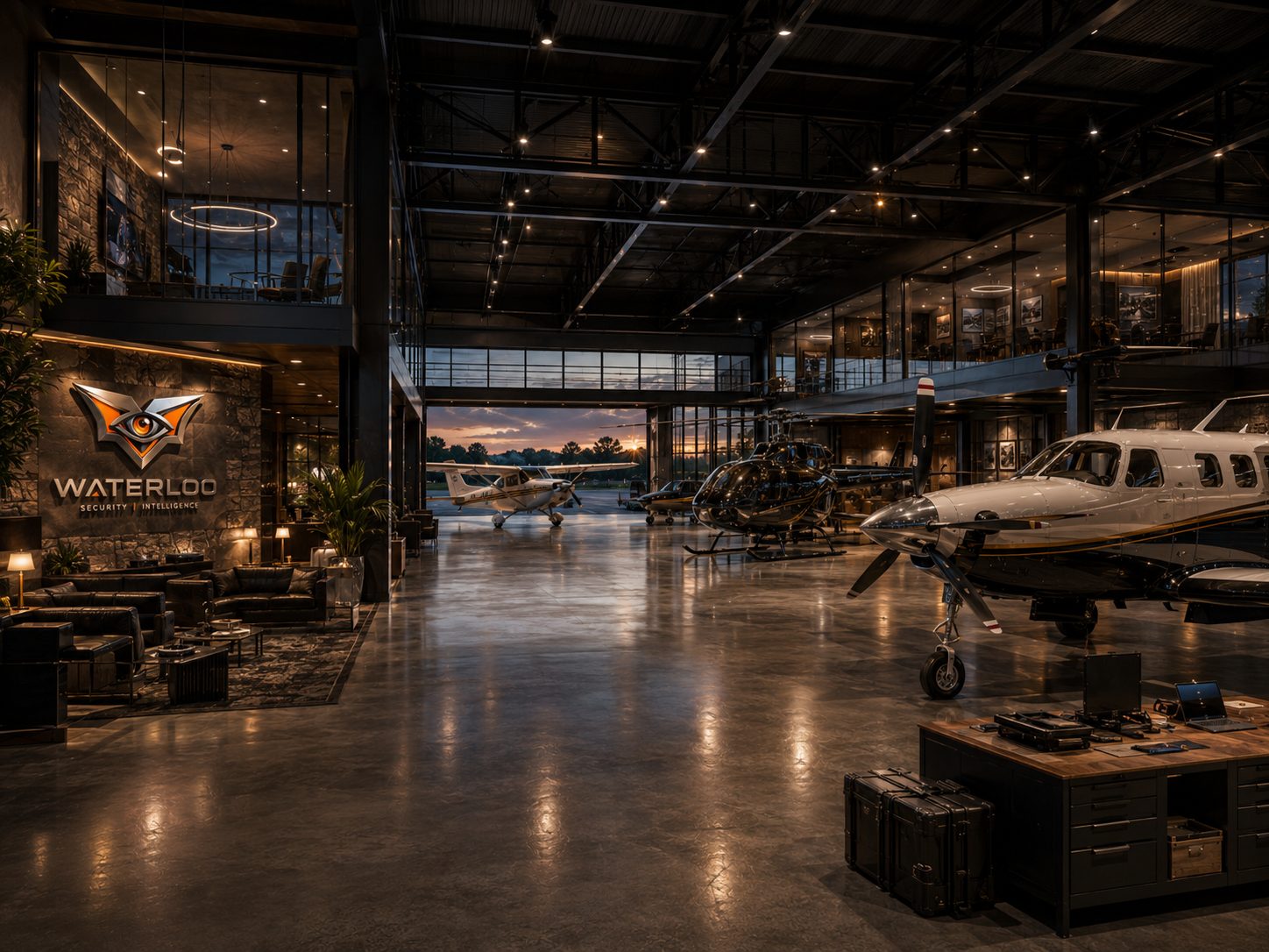 Luxury hangar